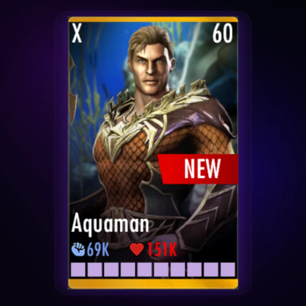 Aquaman Prime character card