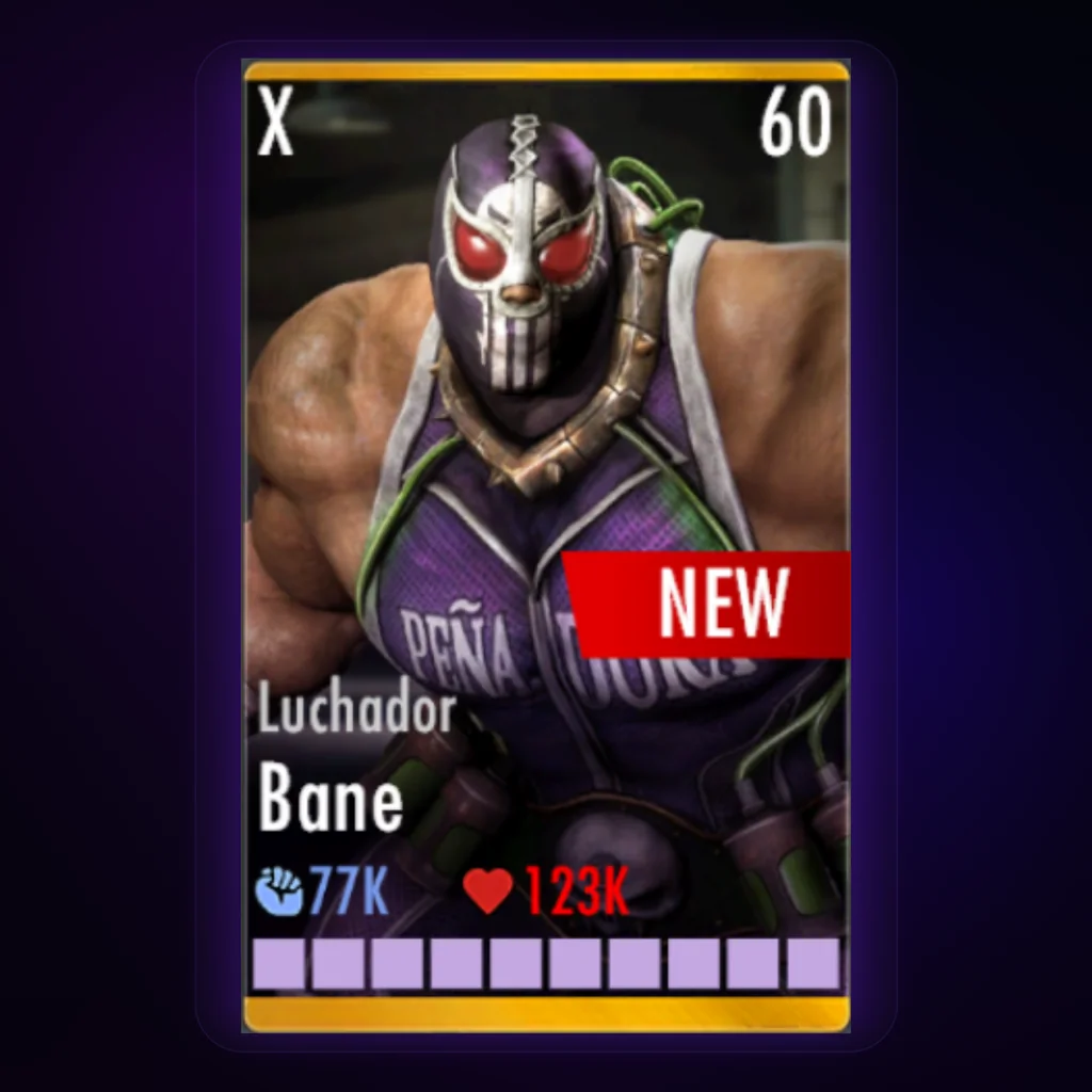 Bane Luchador character card