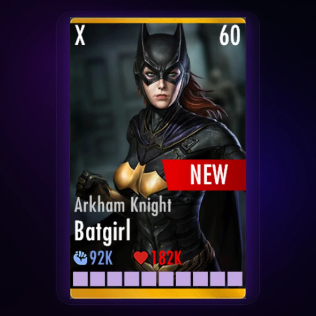Batgirl Arkham Knight character card