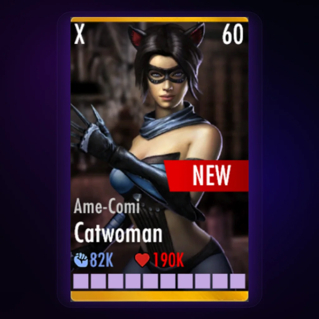 Catwoman AmeComi character card