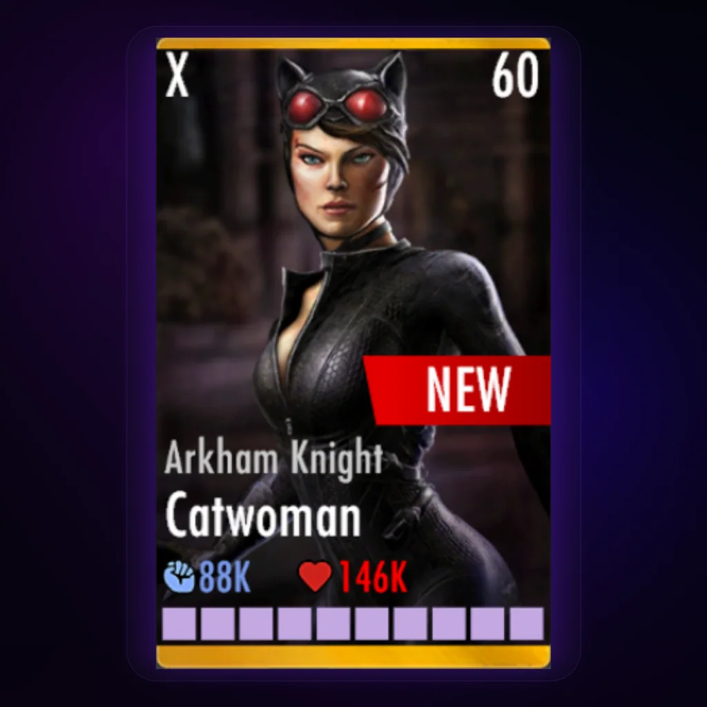 Catwoman Arkham Knight character card