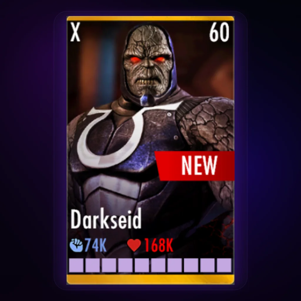 Darkseid Prime Injustice Mobile character card