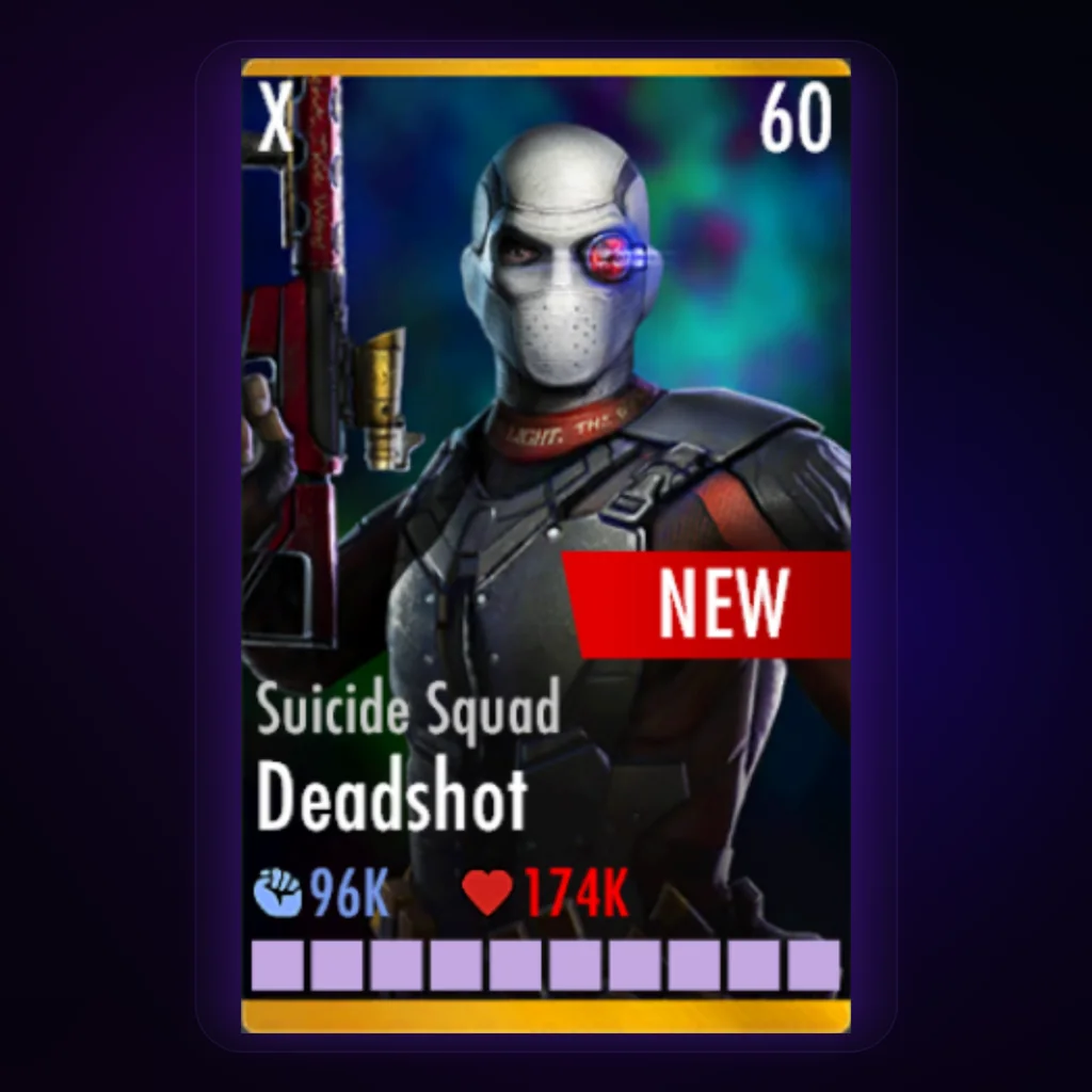 Deadshot Suicide Squad character card