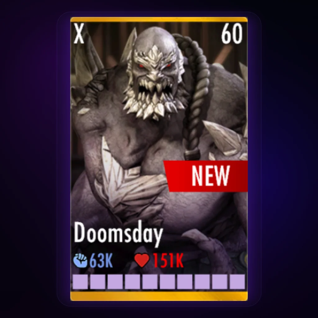Gold Doomsday character card