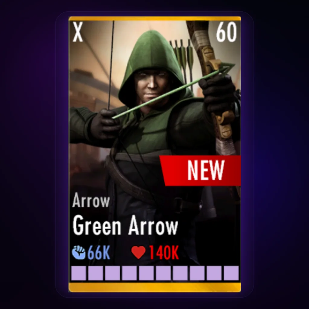 Green Arrow Arrow character card