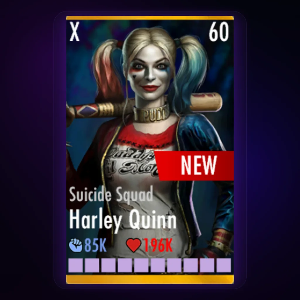 Harley Quinn Suicide Squad character card