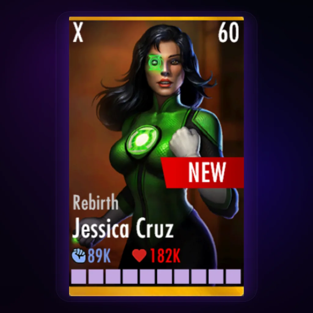 Jessica Cruz Rebirth character card