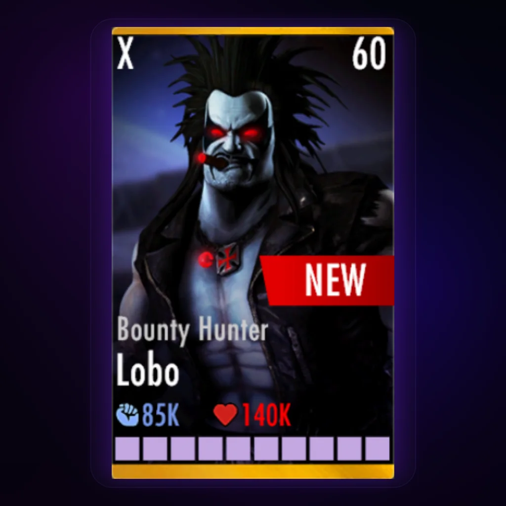 Lobo Bounty Hunter character card