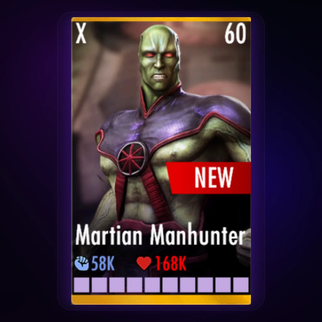 Martian Manhunter character card