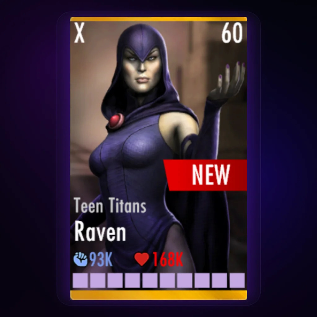 Raven Teen Titans character card