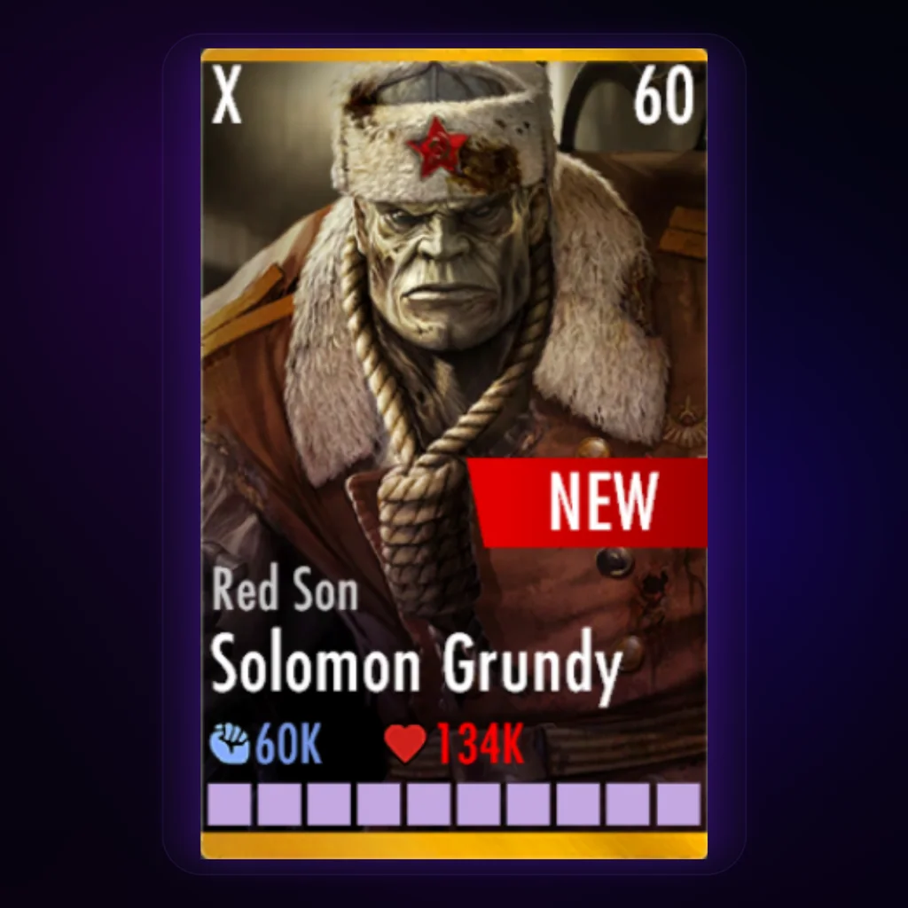 Solomon Grundy Red Son character card