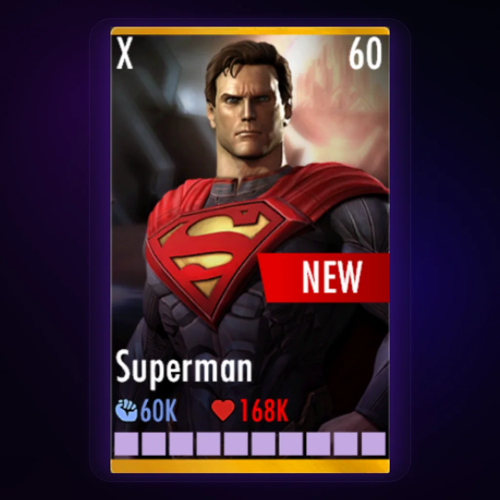 Superman Prime character card