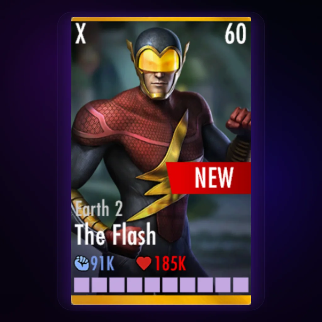 The Flash Earth 2 character card
