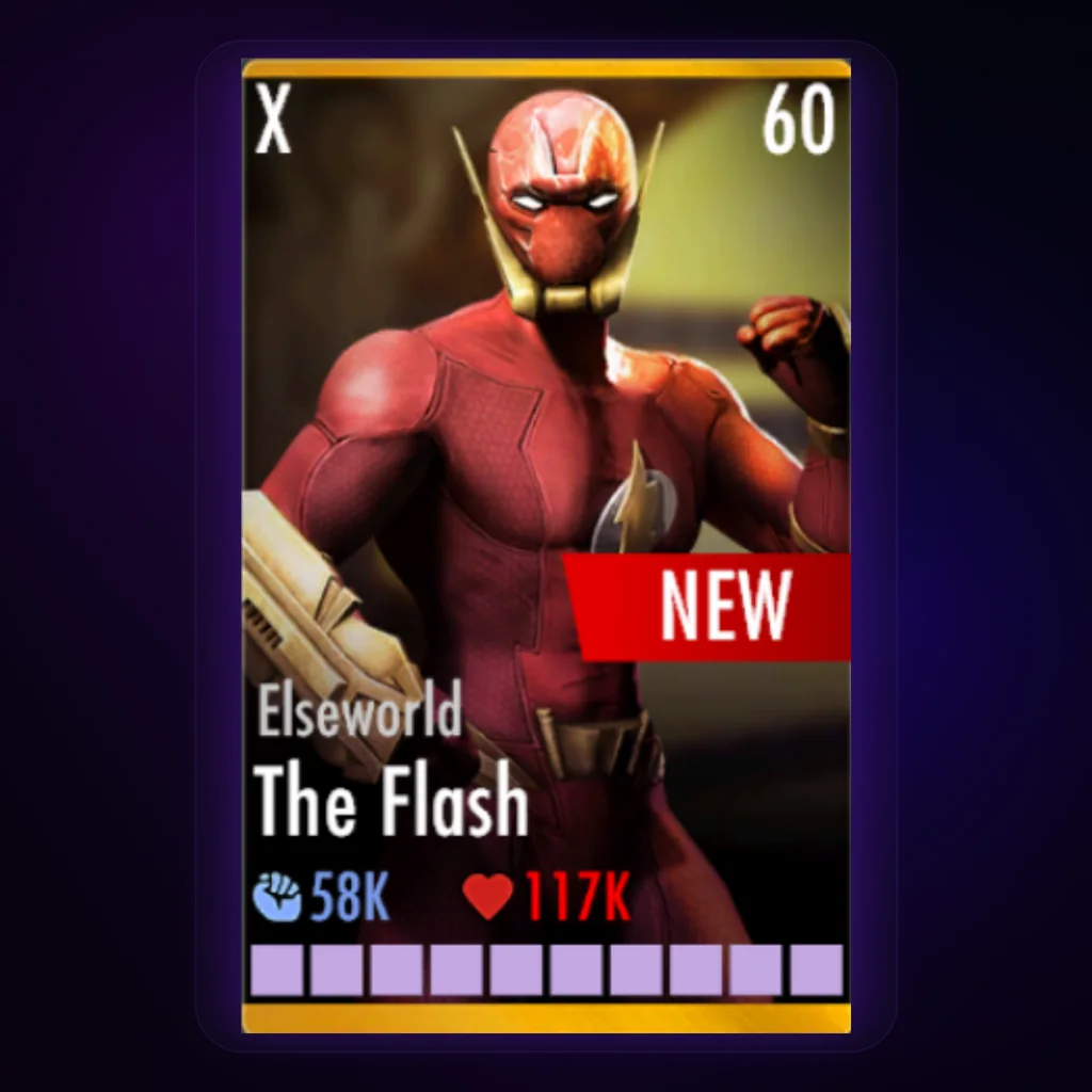 The Flash Elseworld Injustice Mobile character card