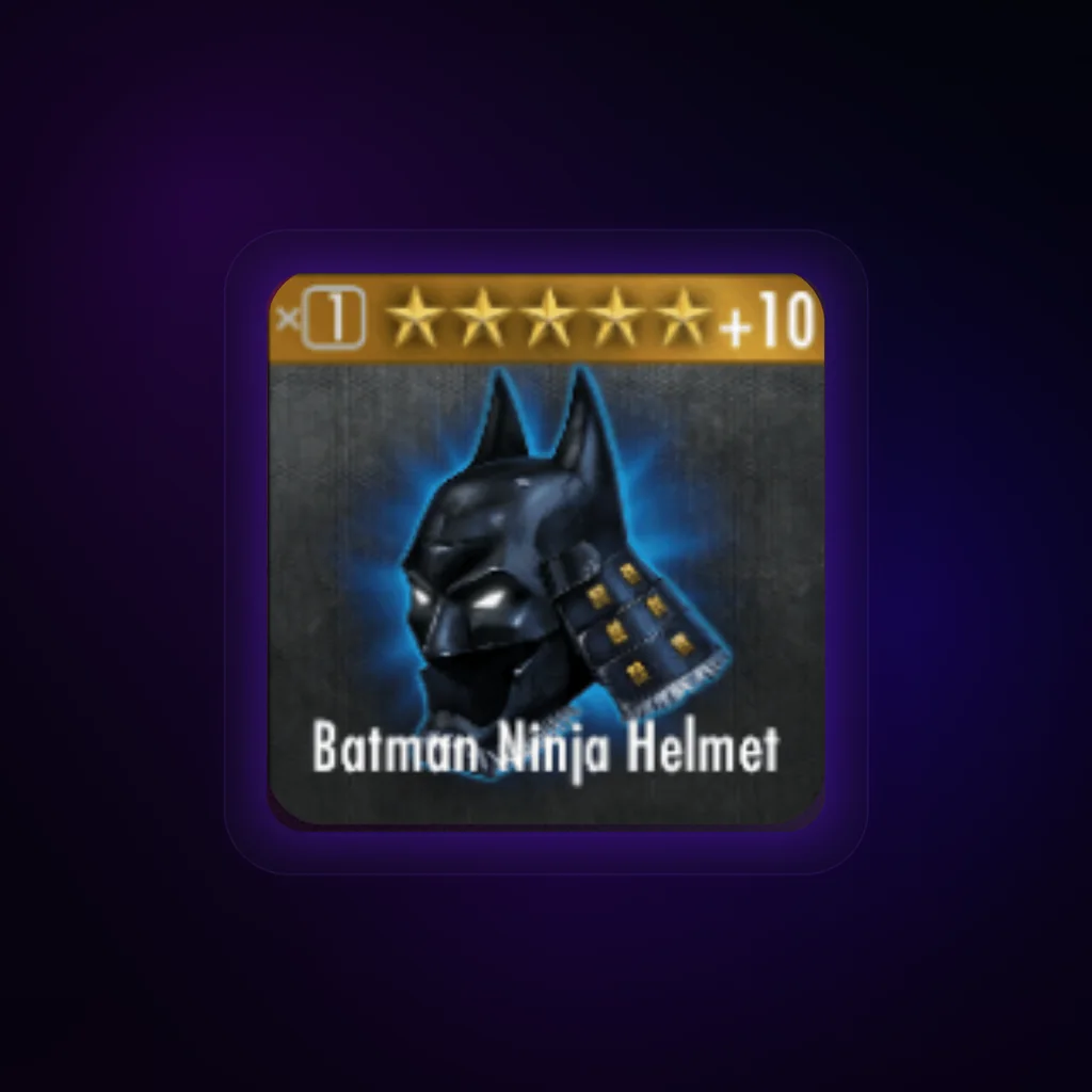 Batman Ninja Helmet Gear Card