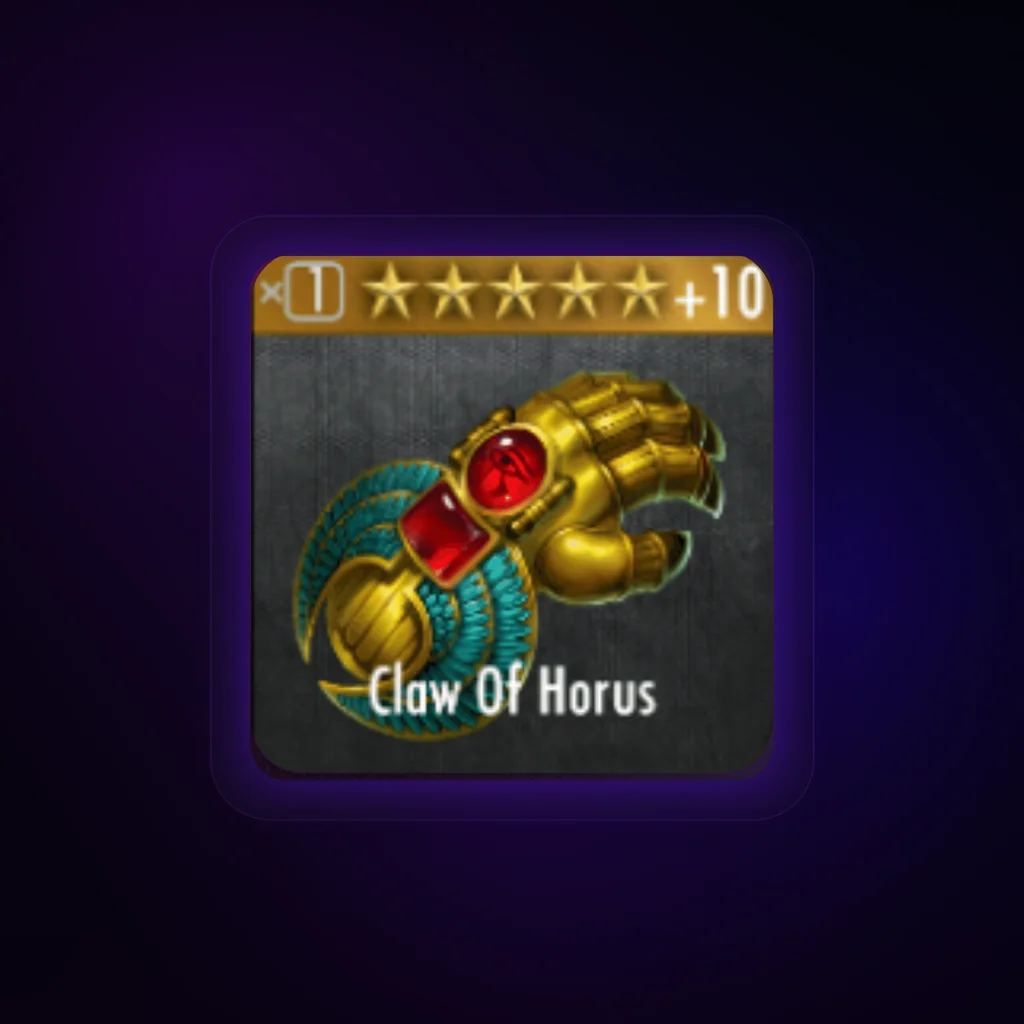 Claw of Horus Gear Card