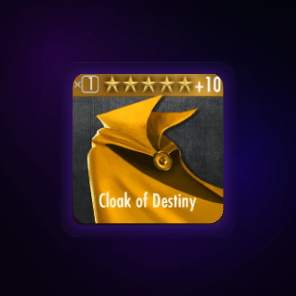 Cloak of Destiny Gear Card
