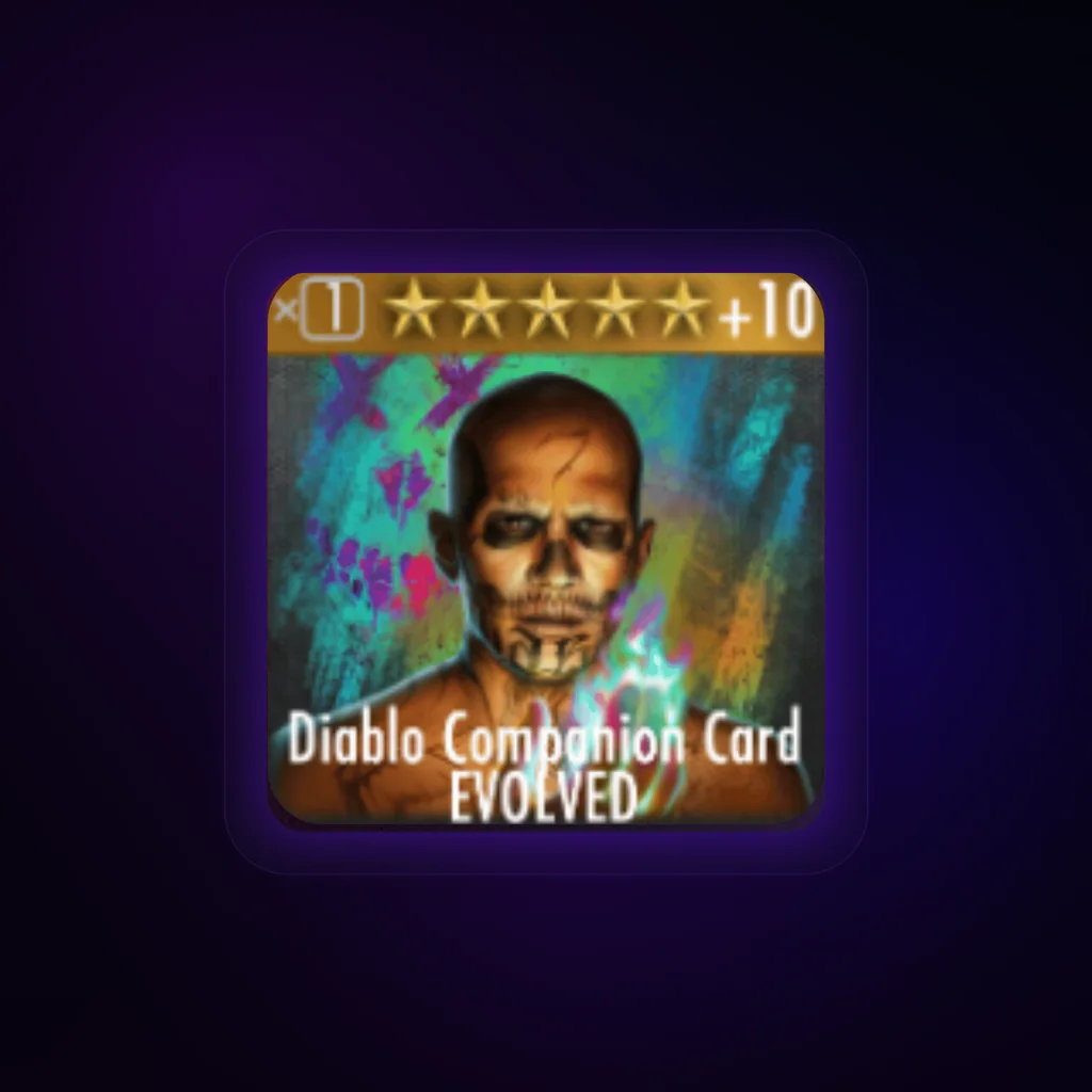 Diablo Companion Card Gear Card