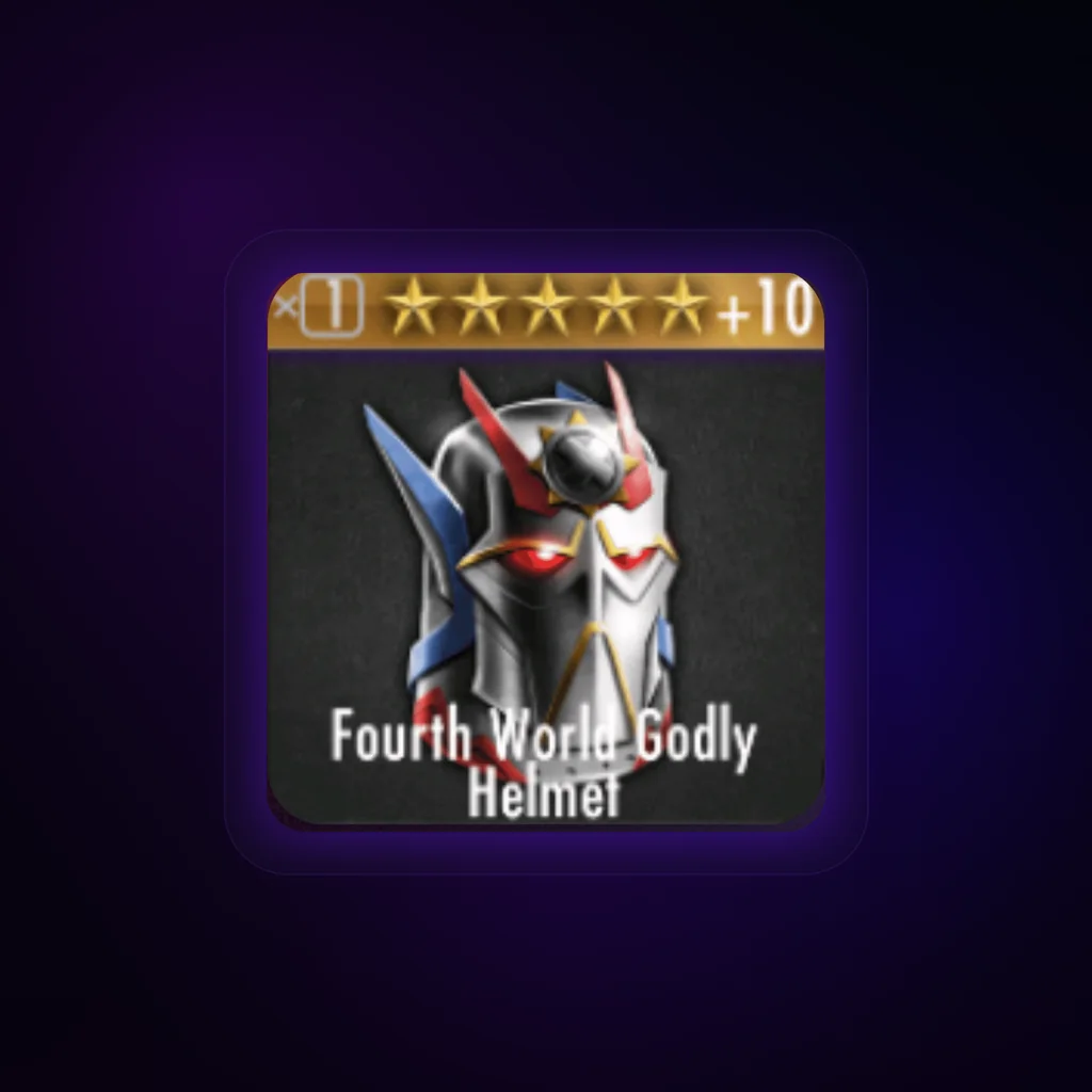 Fourth World Godly Helmet Gear Card