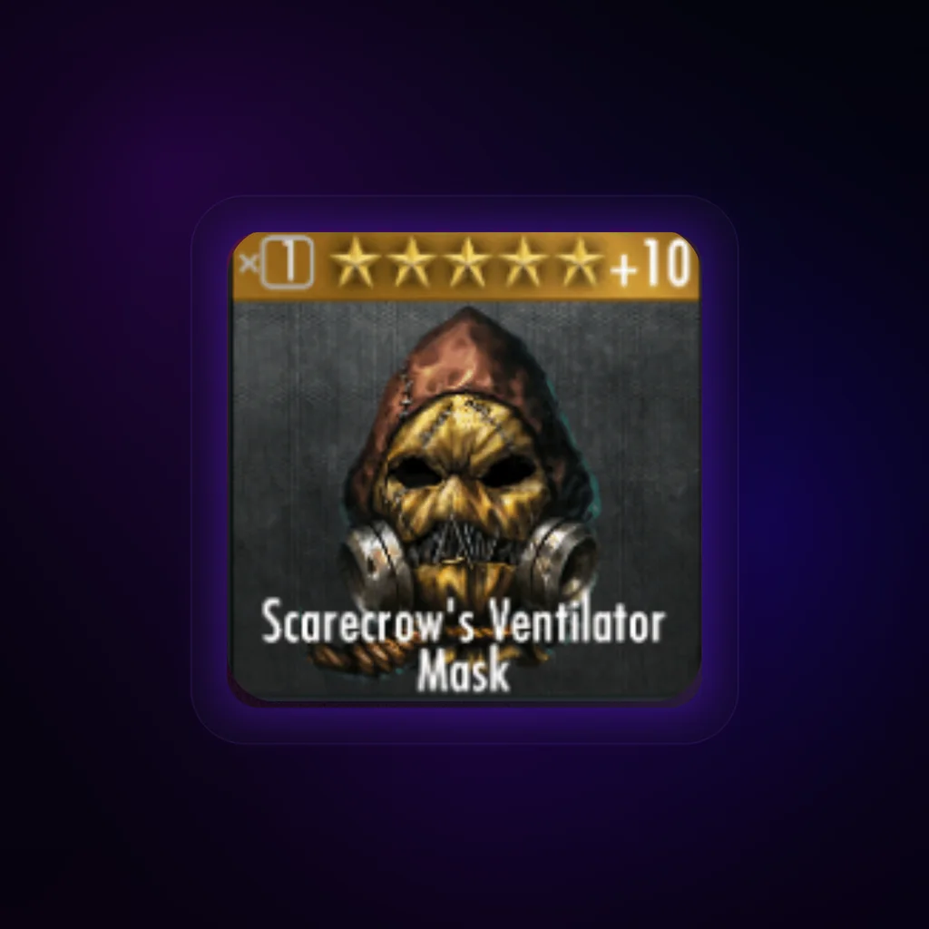 Scarecrow's Ventilator Mask Gear Card