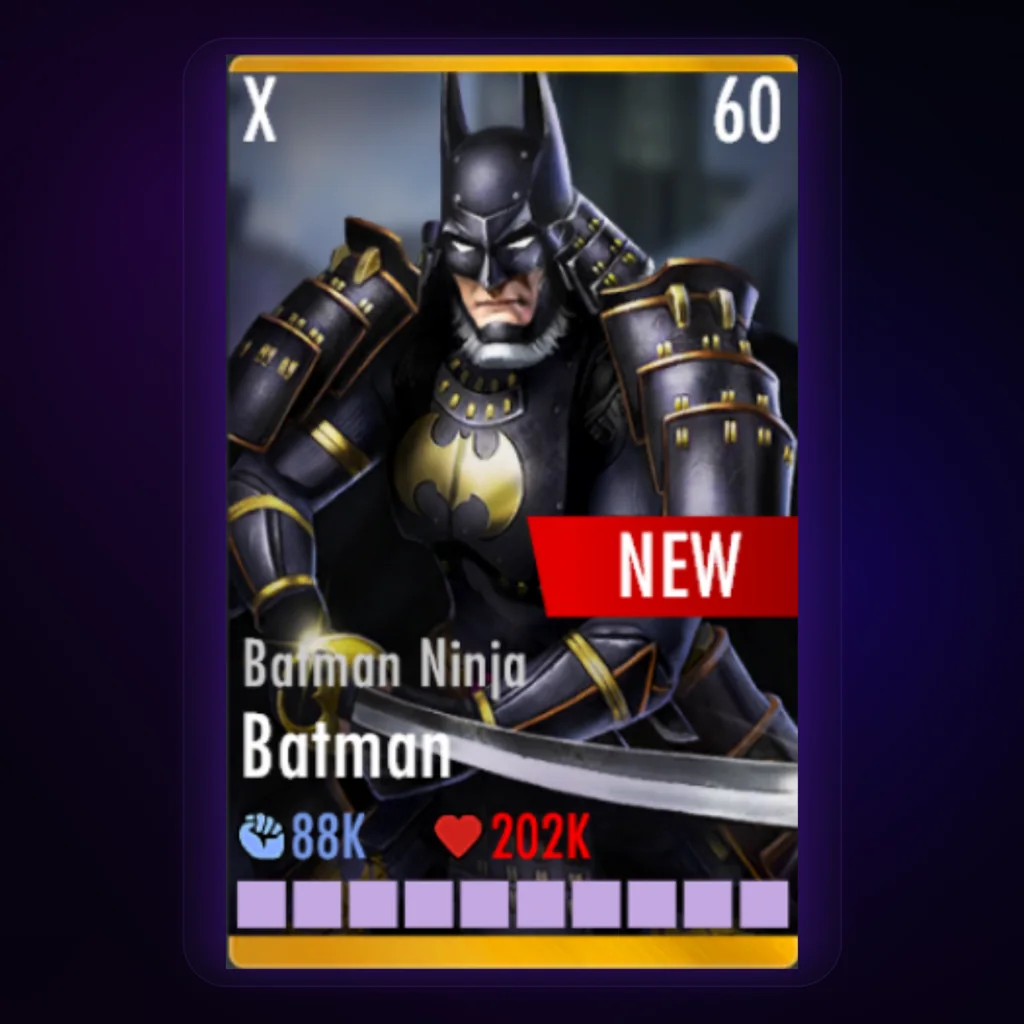 Batman Batman Ninja character card