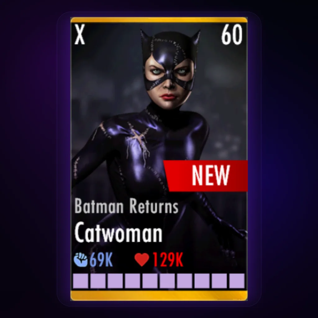 Catwoman Batman Returns character card