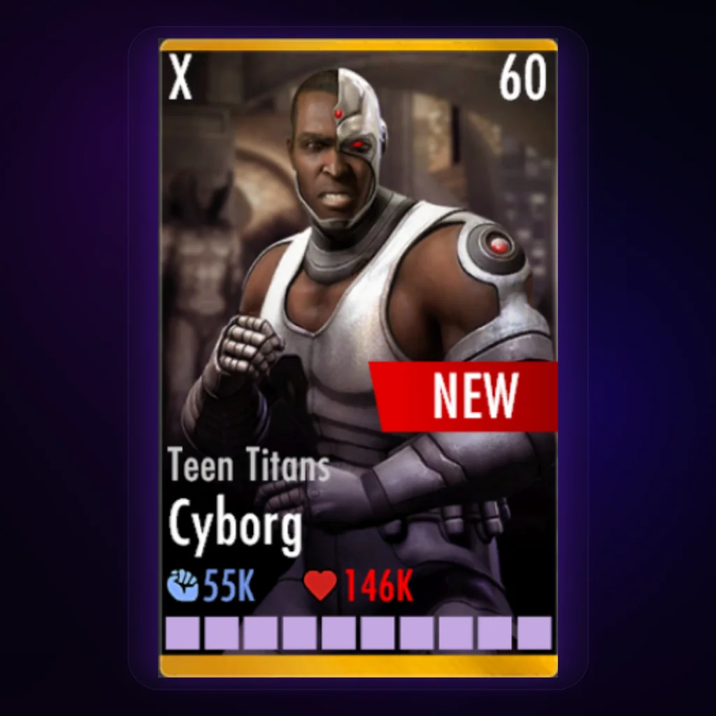 Cyborg Teen Titans character card