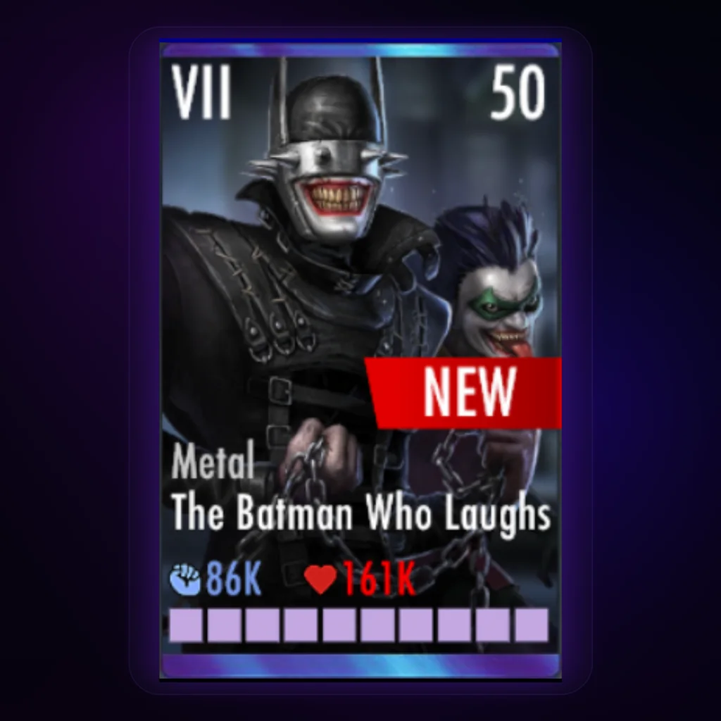 Metal The Batman Who Laughs character card