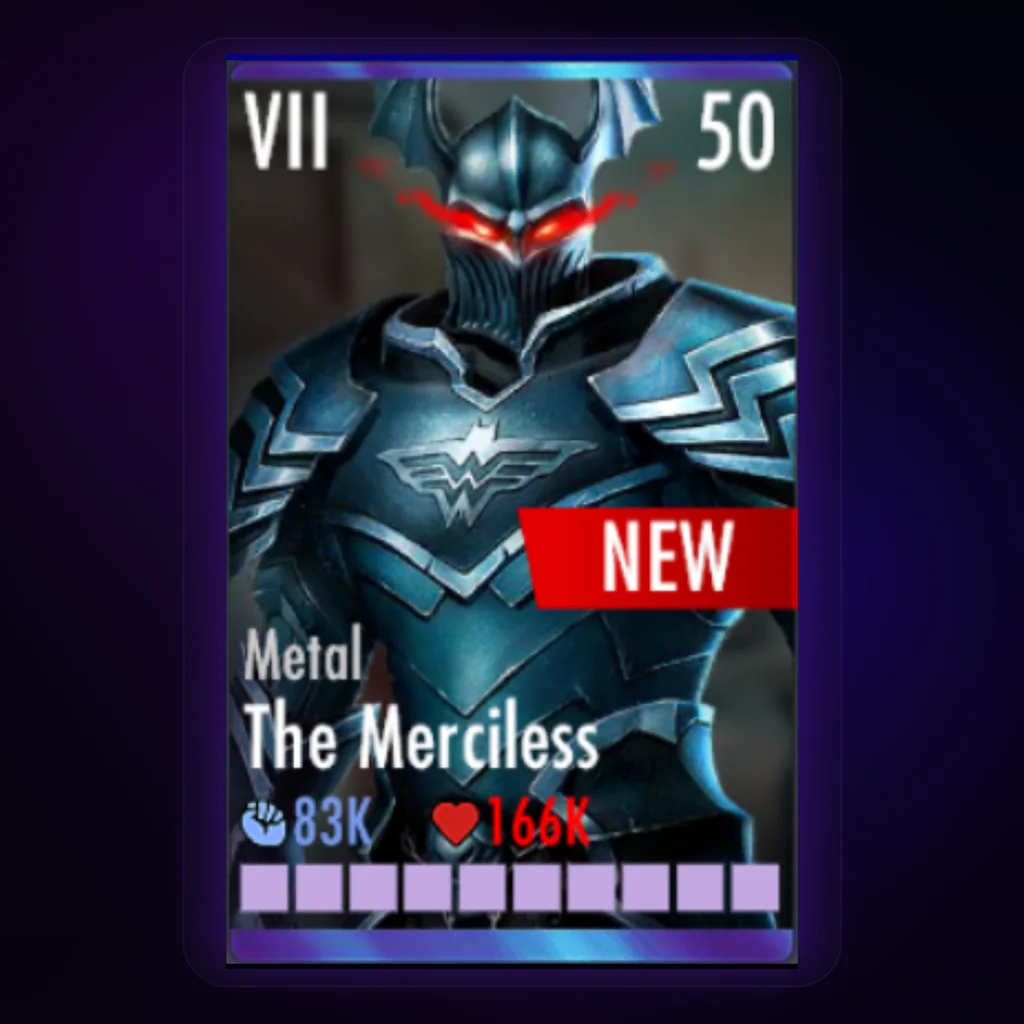 Metal The Merciless character card