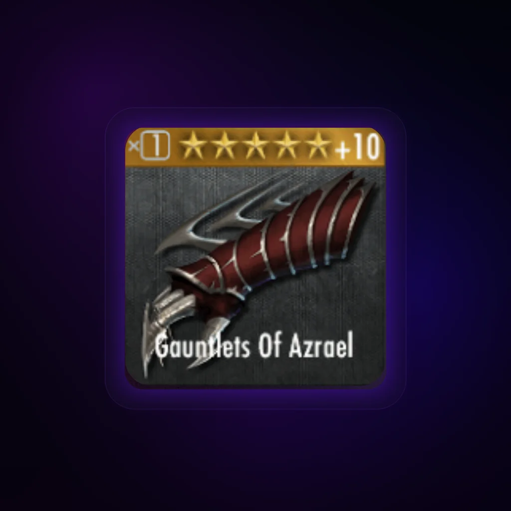 Gauntlets of Azrael Gear Card