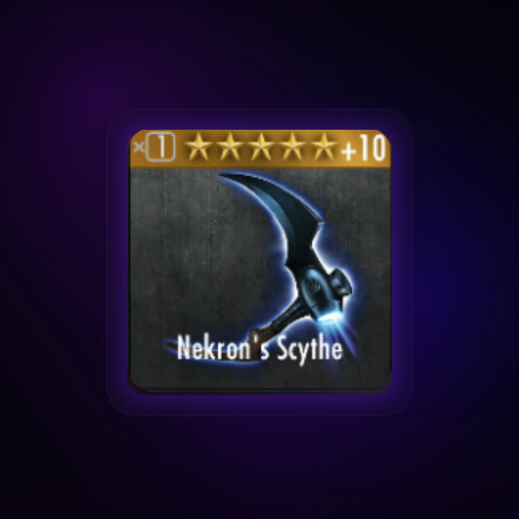 Nekron's Scythe Gear Card