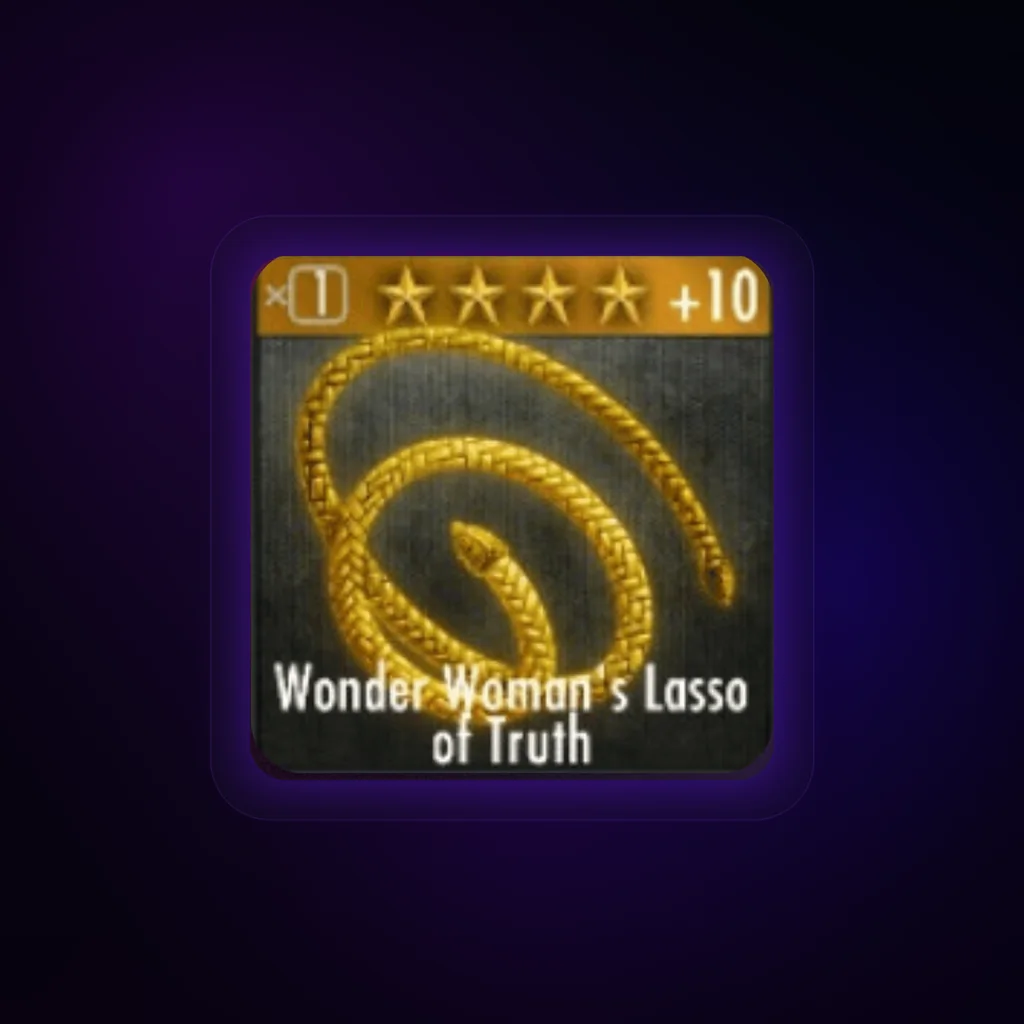 Wonder Woman's Lasso of Truth Gear Card